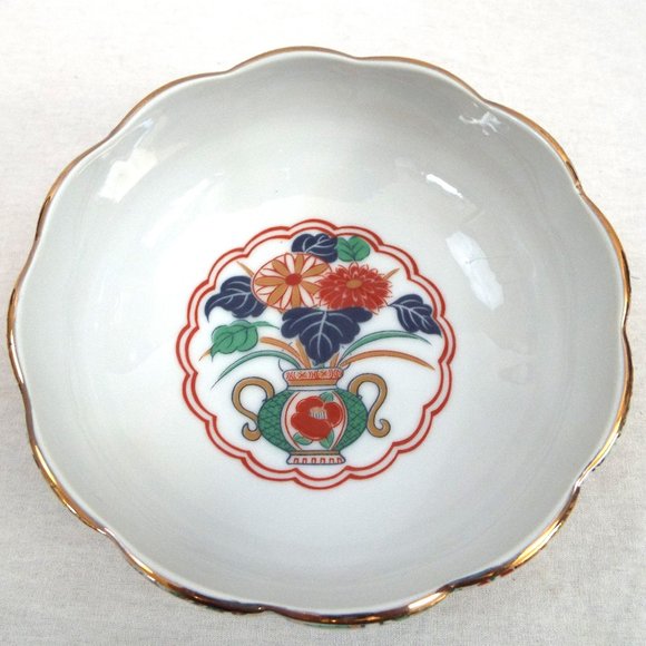 Imari Arita Porcelain Vintage Handcrafted Set of Bowls (4) Rice, Candy, Soup - Picture 3 of 9